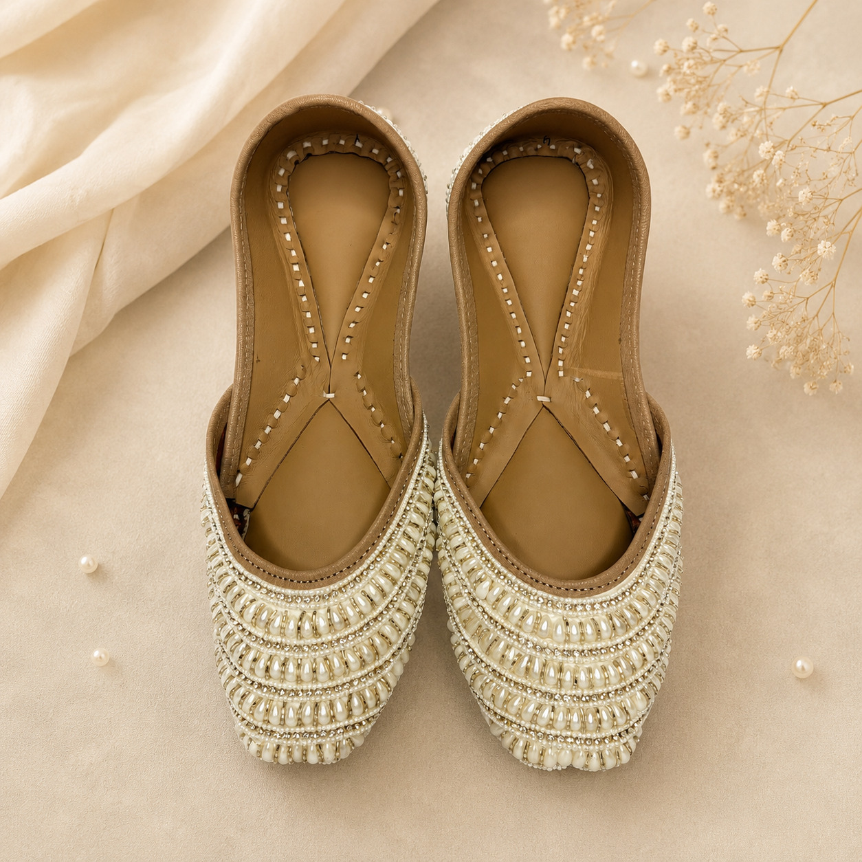 Pearl Stripel Jutti - Image 2
