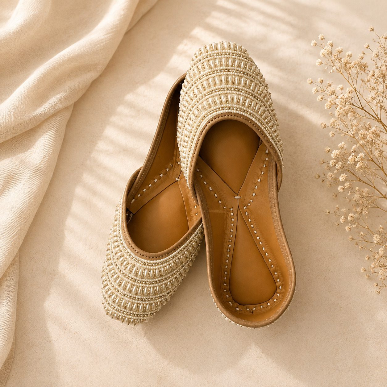 Pearl Stripel Jutti - Image 3