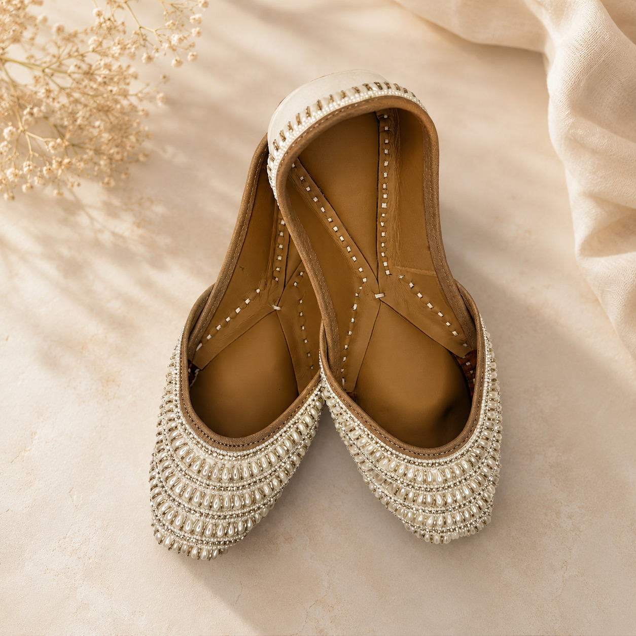 Pearl Stripel Jutti - Image 4