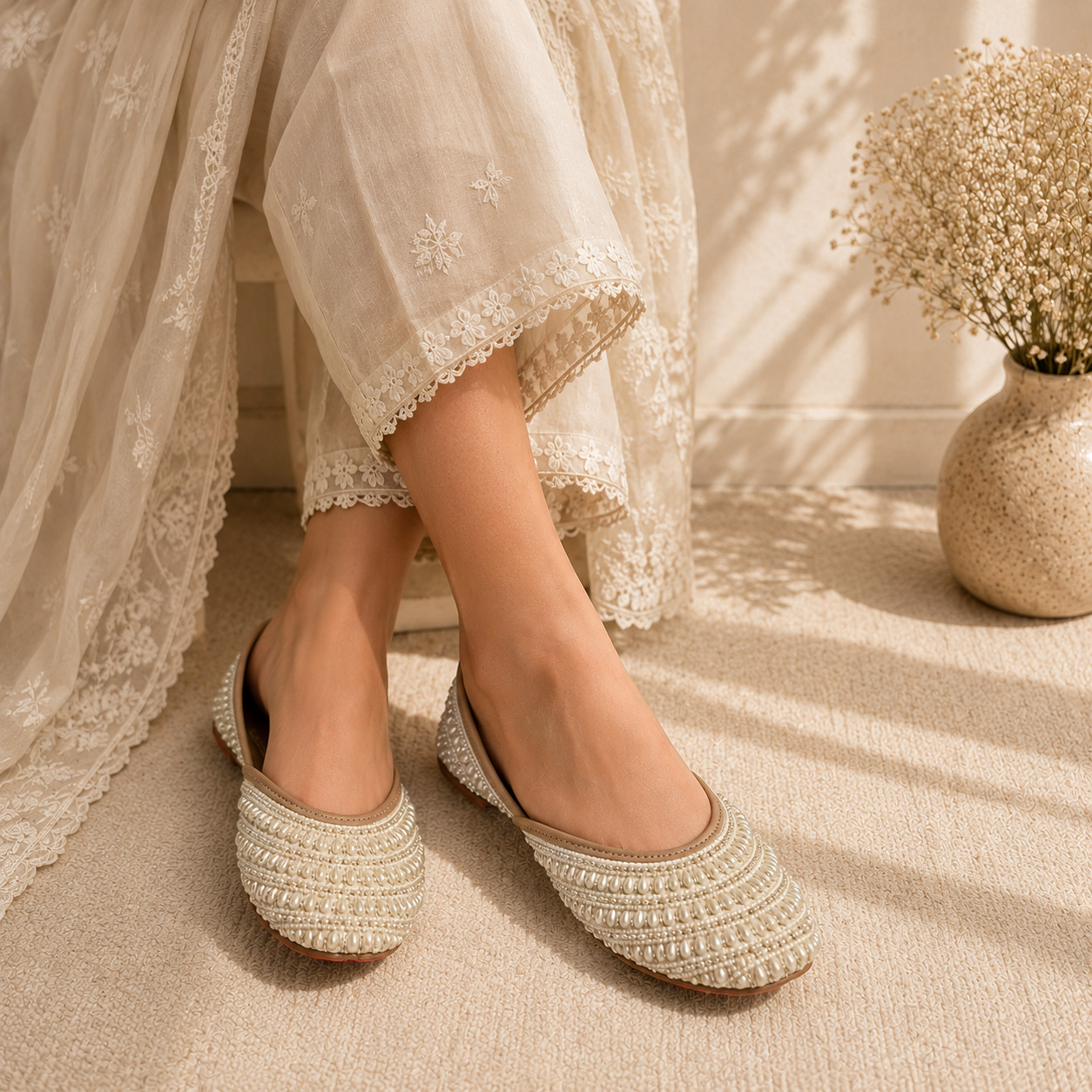 Pearl Stripel Jutti - Image 6