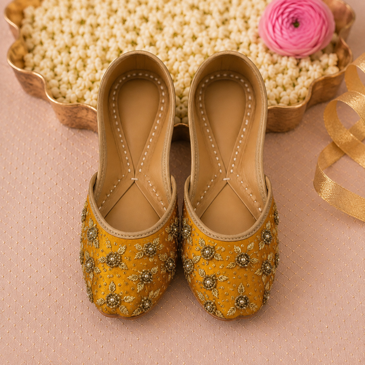 Shagufa Mustard Jutti - Image 2