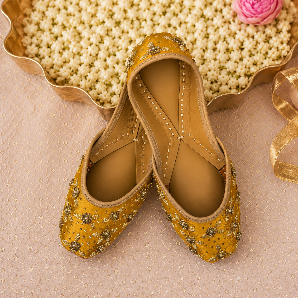 Shagufa Mustard Jutti - Image 4