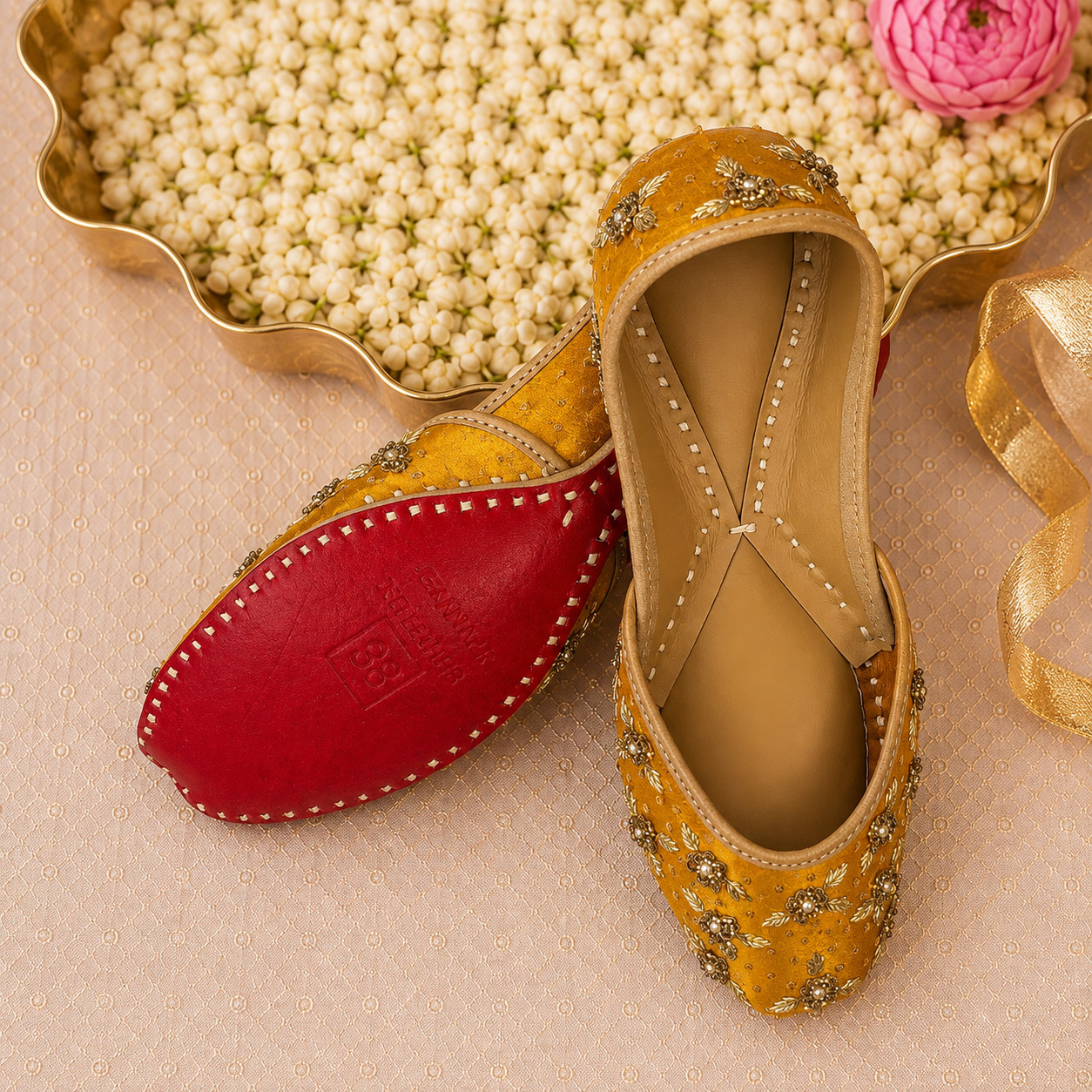Shagufa Mustard Jutti - Image 5