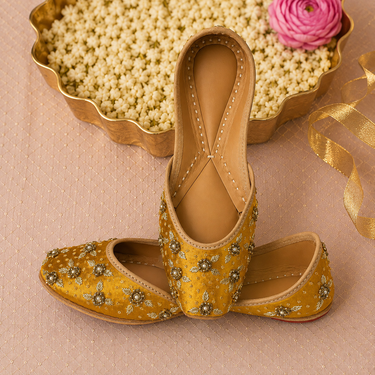 Shagufa Mustard Jutti - Image 6